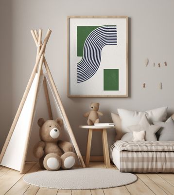 Moden Green Line Objects No.11