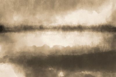 Abstract Landscape. Sunrise.