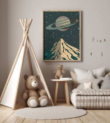 Abstract retro Space