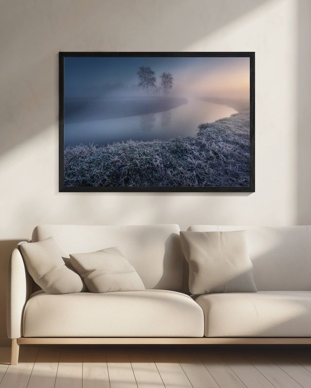 Cold &amp; Bucolic sunrise