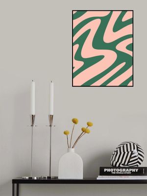 Liquid Retro Groovy Green