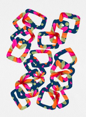 Floral Rectangle Chain