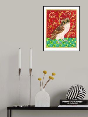 Medieval Owl Red
