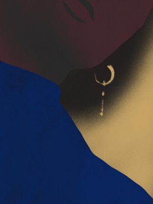 Portrait In Blue Blouse