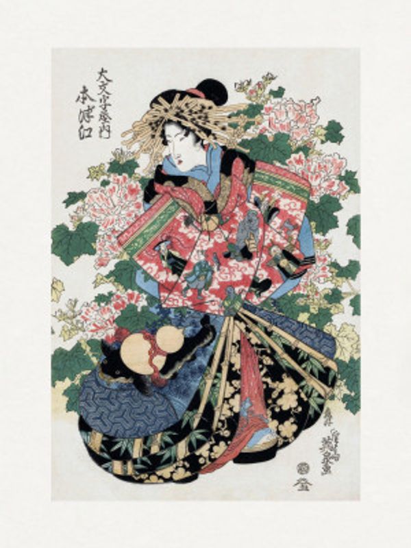 Japanese Woman (1820 1830) Boarder