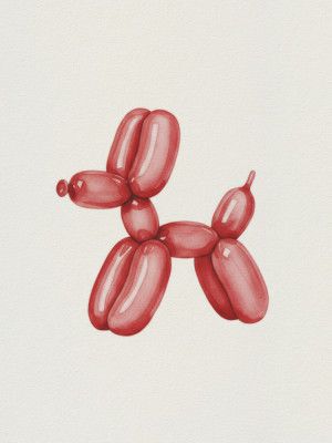 Red Balloon Dog