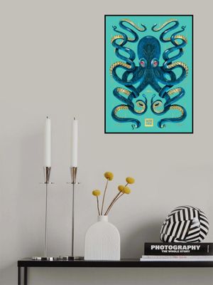 Octopus Blue & Gold