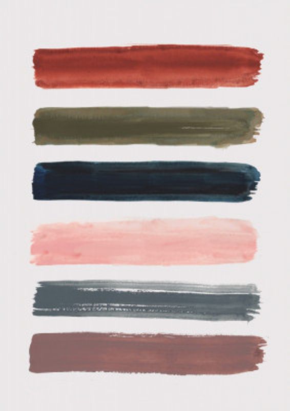 Brush Strokes - Bohemian Cute Kids &amp; baby nursery, living room, bedroom