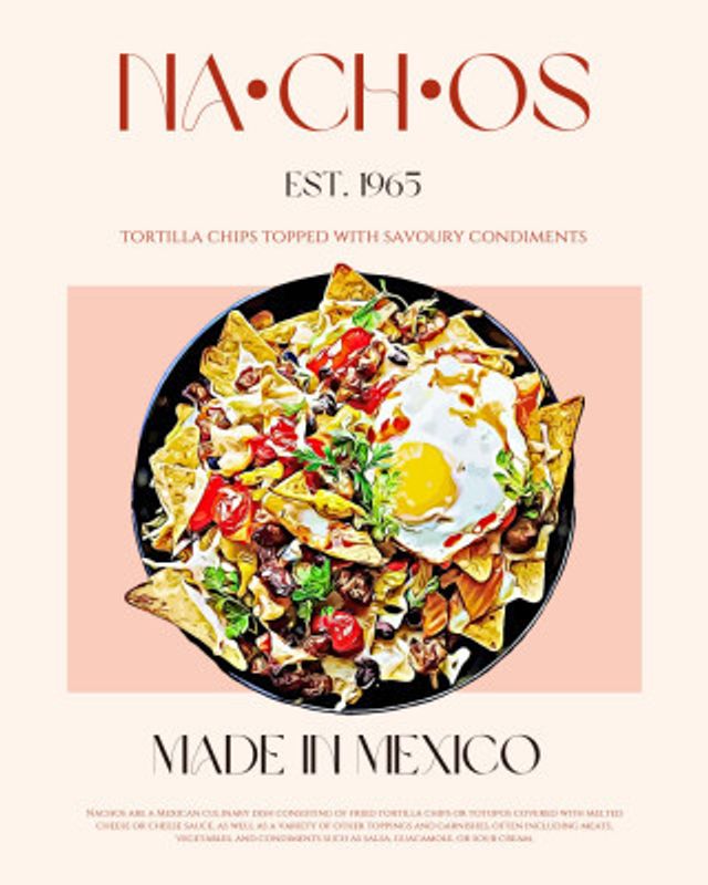 Colorful Mexican Nachos