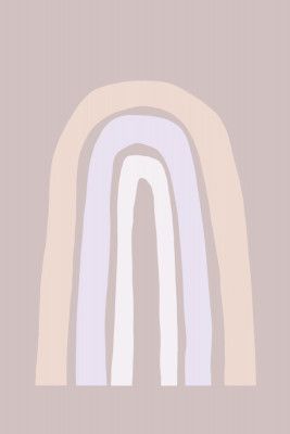 Soft Pastel Tones And Organic Shapes