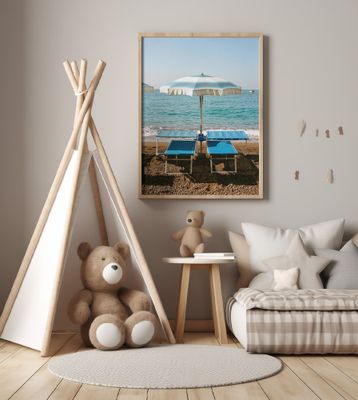 Positano Beach IV on Film