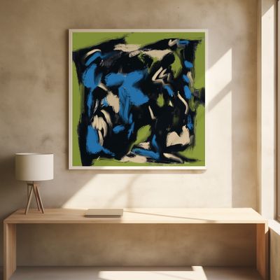 Ink and oil abstract 03