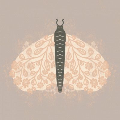 Decorative Moth art