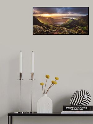 Azores - Sete Cidades Sunset Panorama