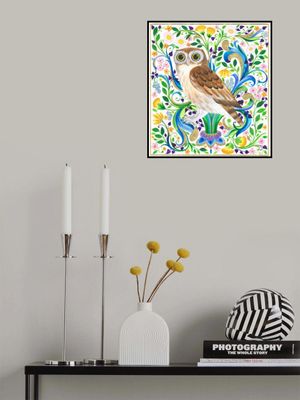 Floral Owl Enchantment