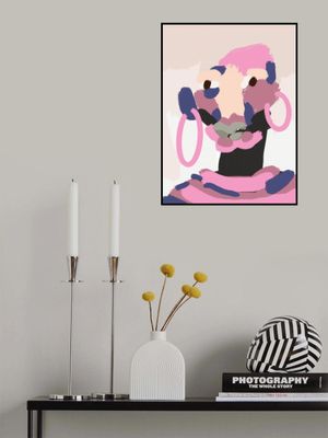 Abstract Pink Elegance