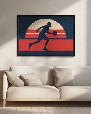 Basketball Horizontal Blue