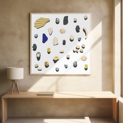 Whimsical Seashells And Stones