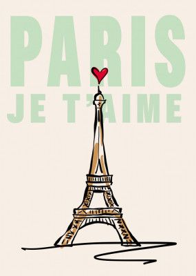 Paris Je T'aime - Paris City Poster