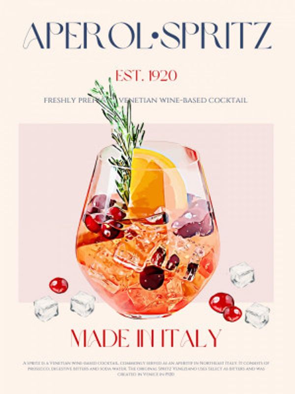 Aperol Spritz Cocktail