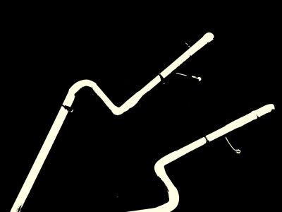 Neon Guitar Silhouette