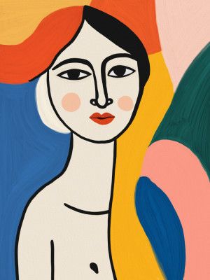 Portrait of a Indian lady