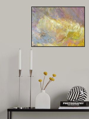 Soaring Golden Abstract