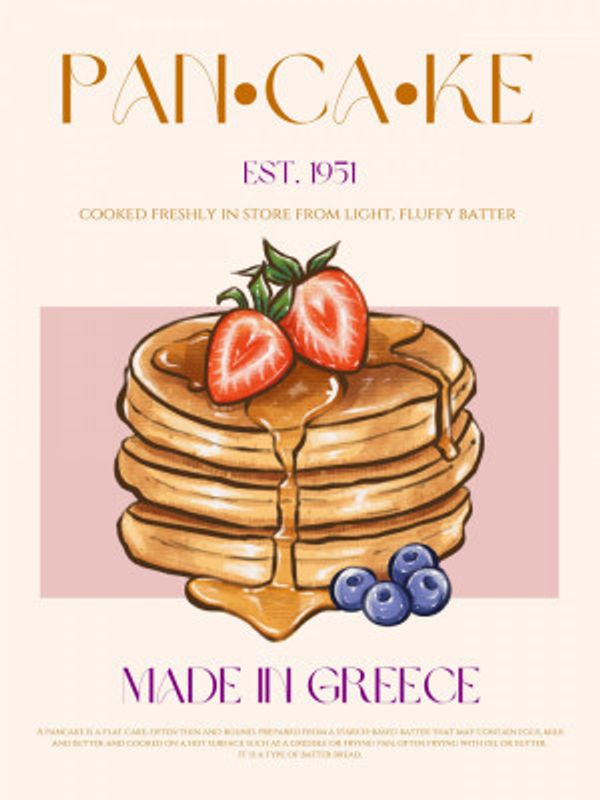 Fluffy Greek Pancakes