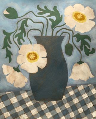 White Icelandic Poppies