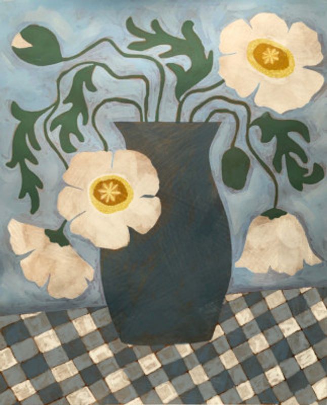 White Icelandic Poppies