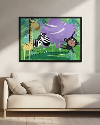 Animals Hanging Out in the Jungle by Carla Daly