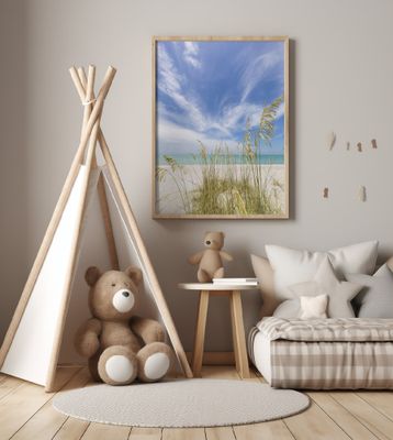 Charming beach scenery