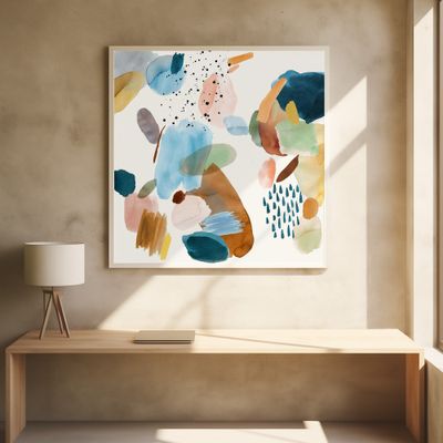 Mineral Modern Abstract Brushstrokes