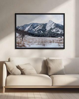 Frozen Flatirons