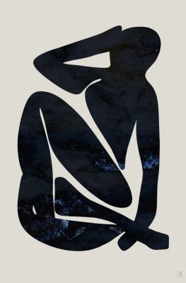 Dark Blue Woman