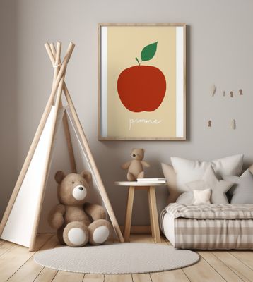 La Pomme (Bright Red)