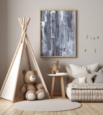 Streaks of Gray and White