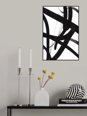 Bold Black Brushstrokes