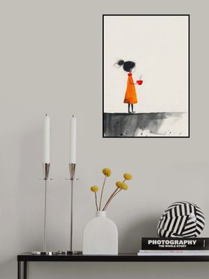 The Girl With the Red Coffee Cup