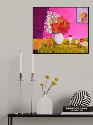 Vase Of Bright Flowers