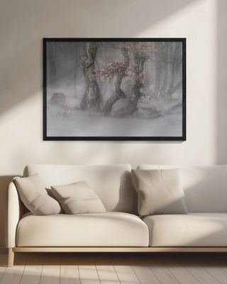 Trees in  the blizzard