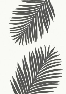 PALM LEAF 12 GRAPHITE GRAY