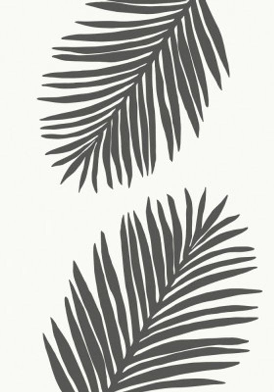PALM LEAF 12 GRAPHITE GRAY