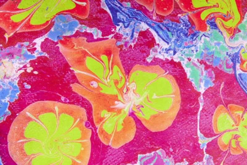 Colorful psychedelic art print  nº3