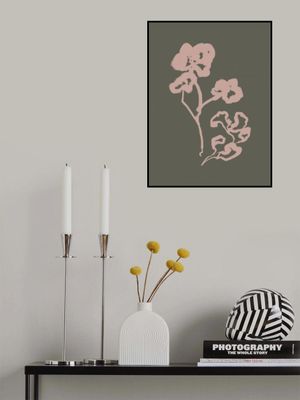 Blush Silhouette Blooms
