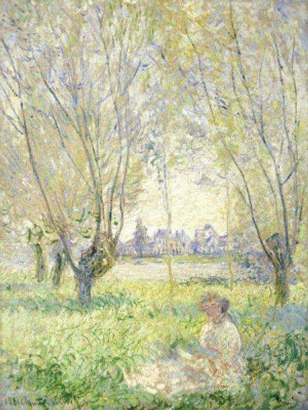 Woman Seated Under the Willows (1880)