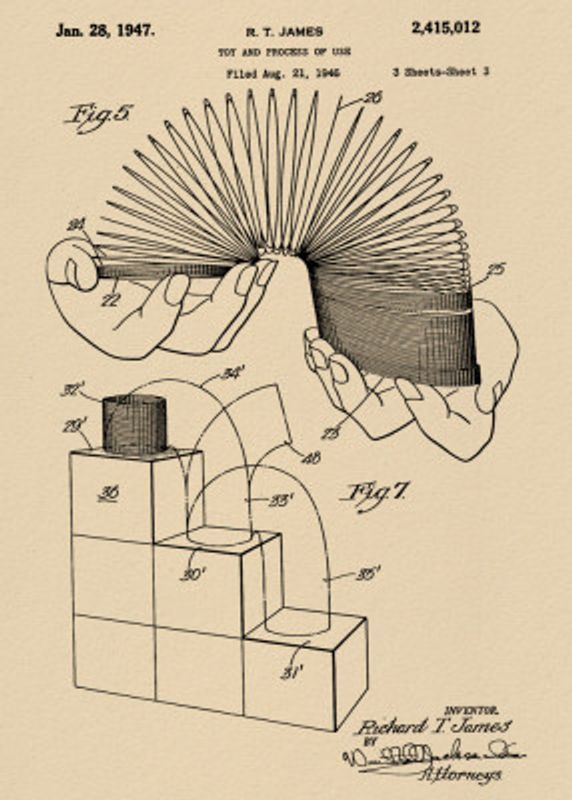 Toy and Process of Use Patent 1947