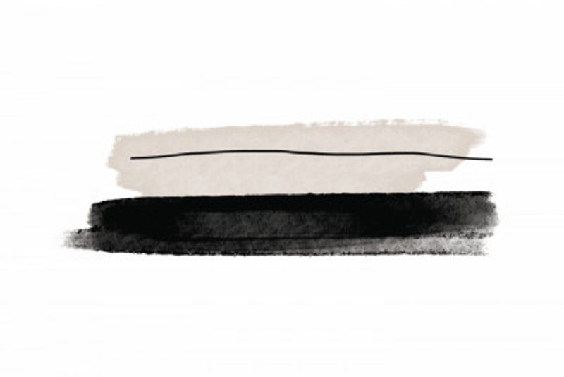 Black And Beige Brushstrokes