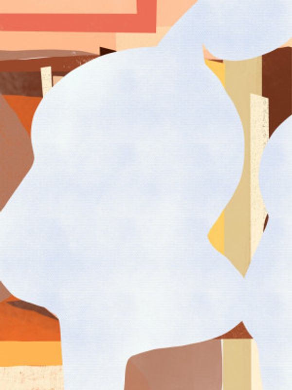 Geometric Shapes And Fluid Forms