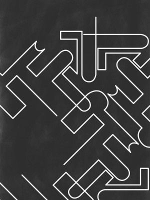 Geometric Maze Lines